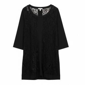 Simply Noelle Lace Up Back Tunic Mini Dress XL Whimsigoth Corset Back Witchy